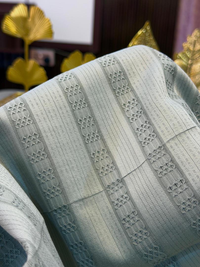 Tissu Jacquard Premium à Motifs Géométriques - 5 yards