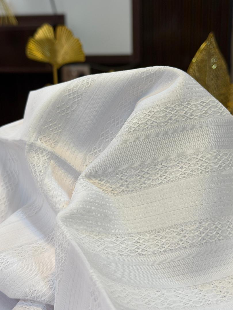 Tissu Jacquard Premium à Motifs Géométriques - 5 yards