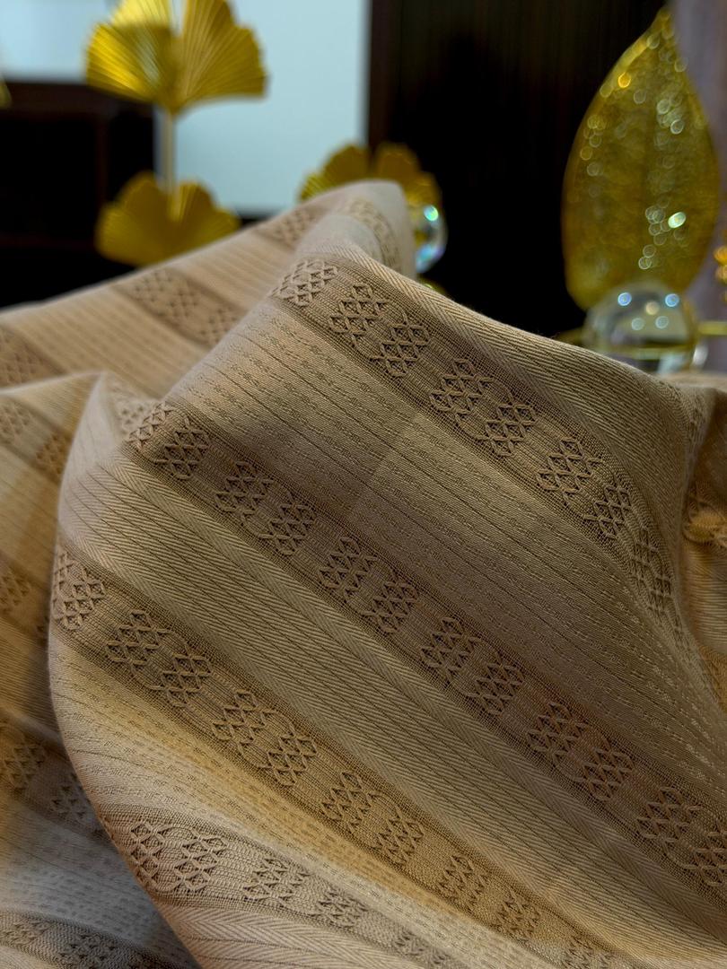 Tissu Jacquard Premium à Motifs Géométriques - 5 yards