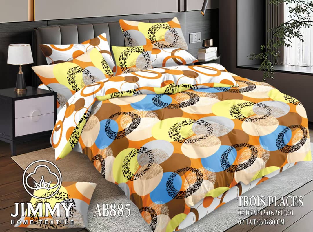 Parure de Lit 3 Places (JIMMY Home Textile)