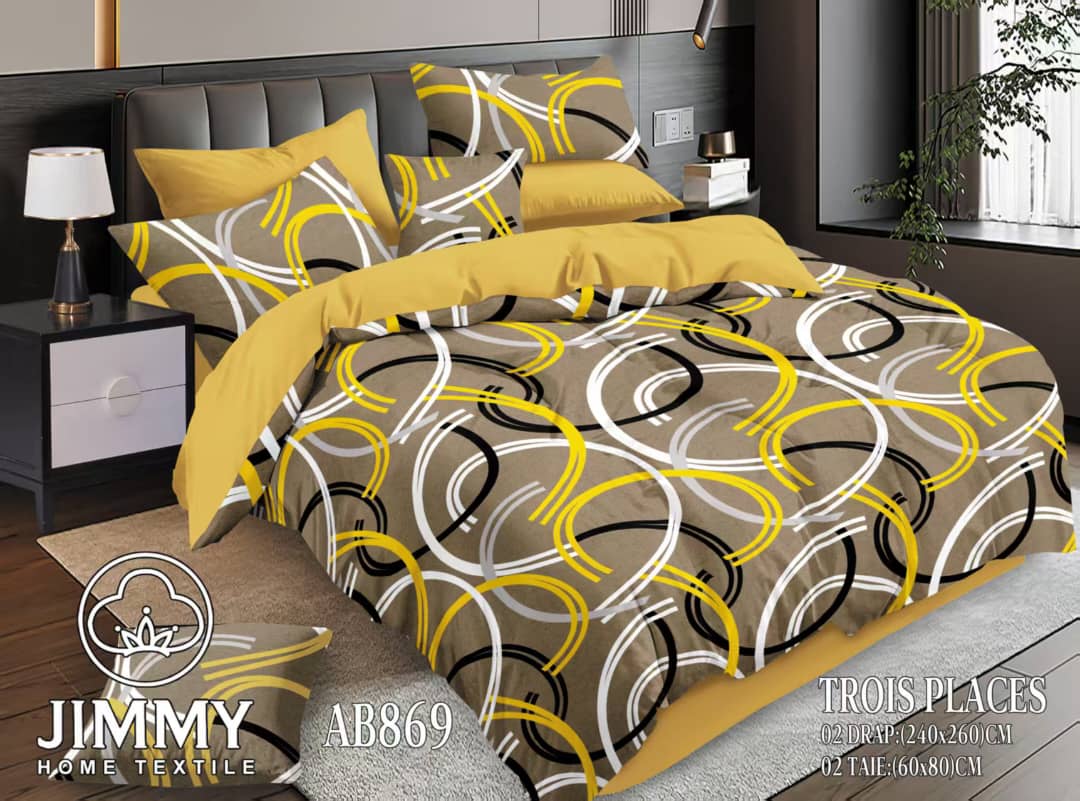 Parure de Lit 3 Places (JIMMY Home Textile)