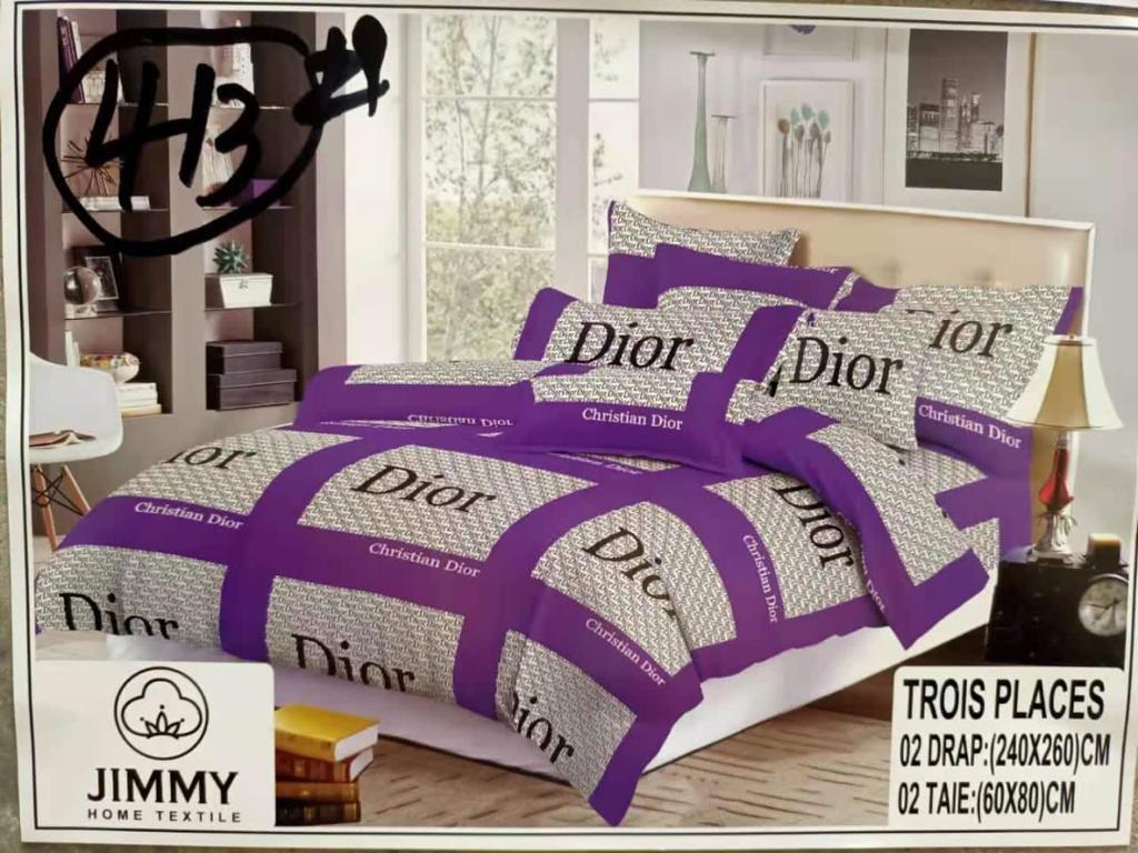 Parure de Lit 3 Places (JIMMY Home Textile)