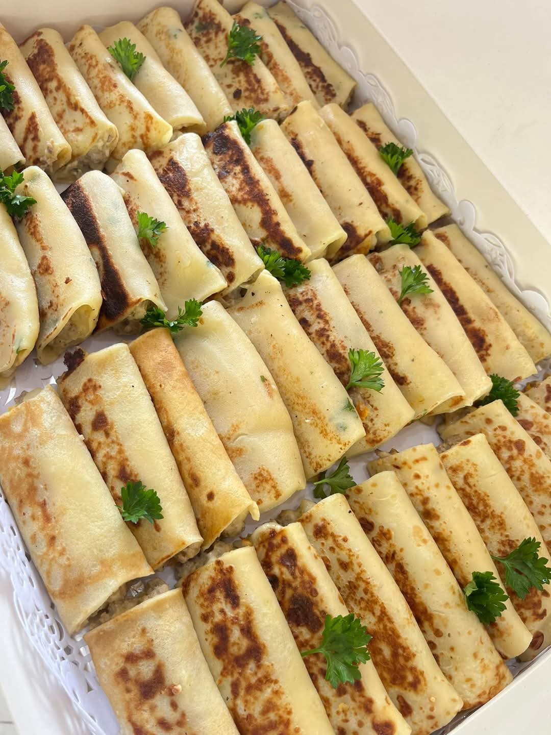 10 Crêpe nature  à la viande hachée 