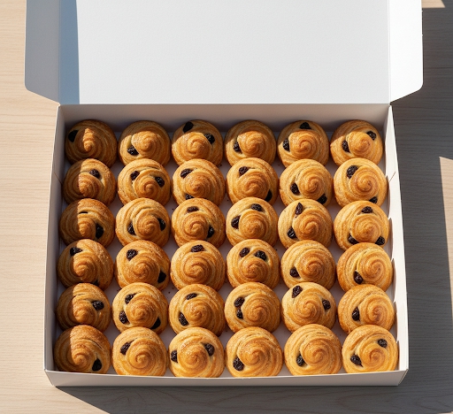 40 Mini croissant escargots