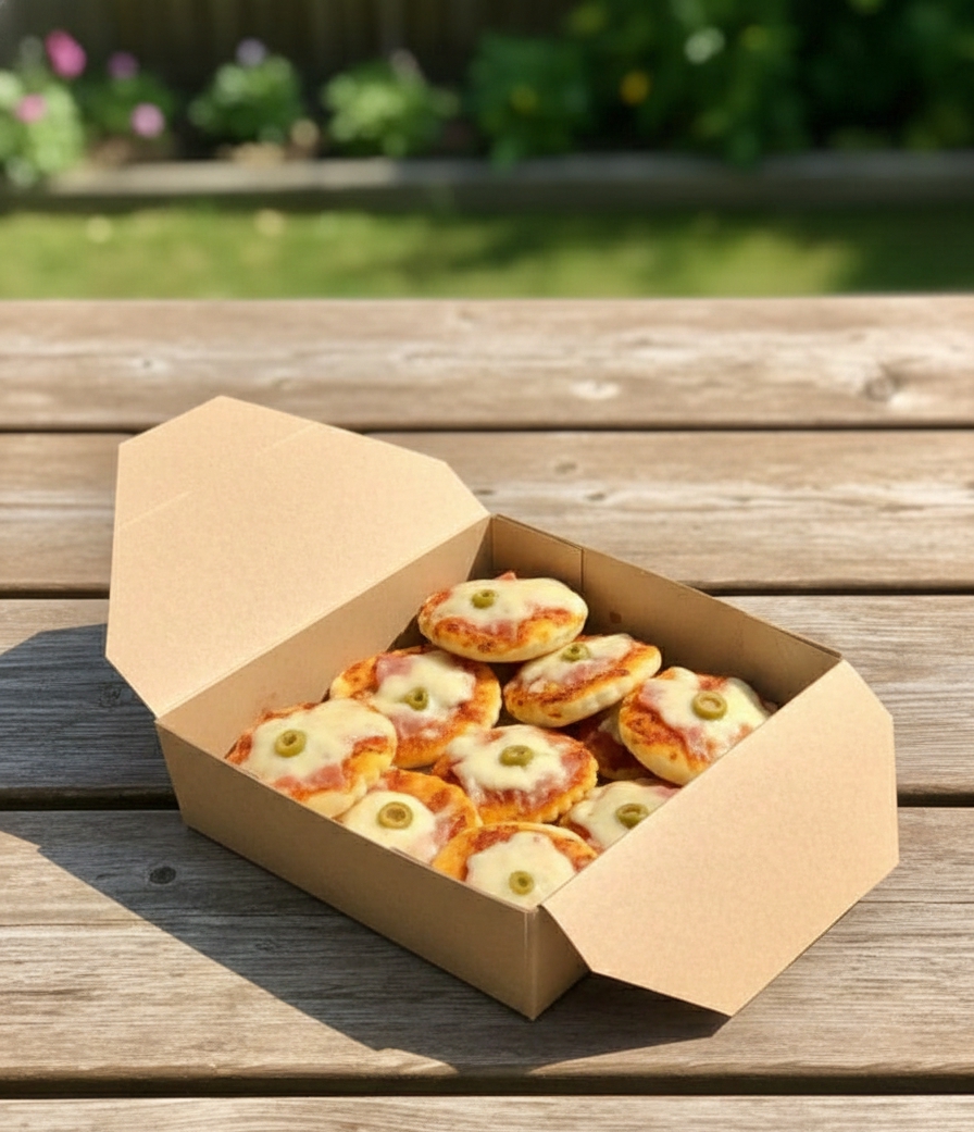 10 Mini pizza 
