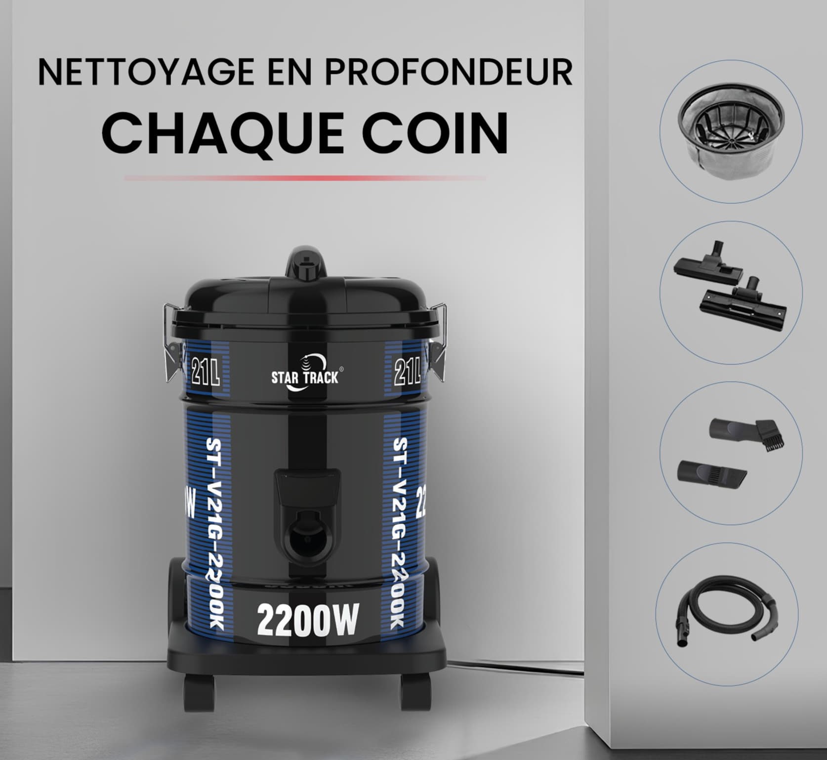 Aspirateur industriel STAR TRACK