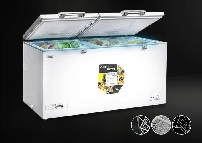 Congélateur coffre 475 L double portes STAR TRACK