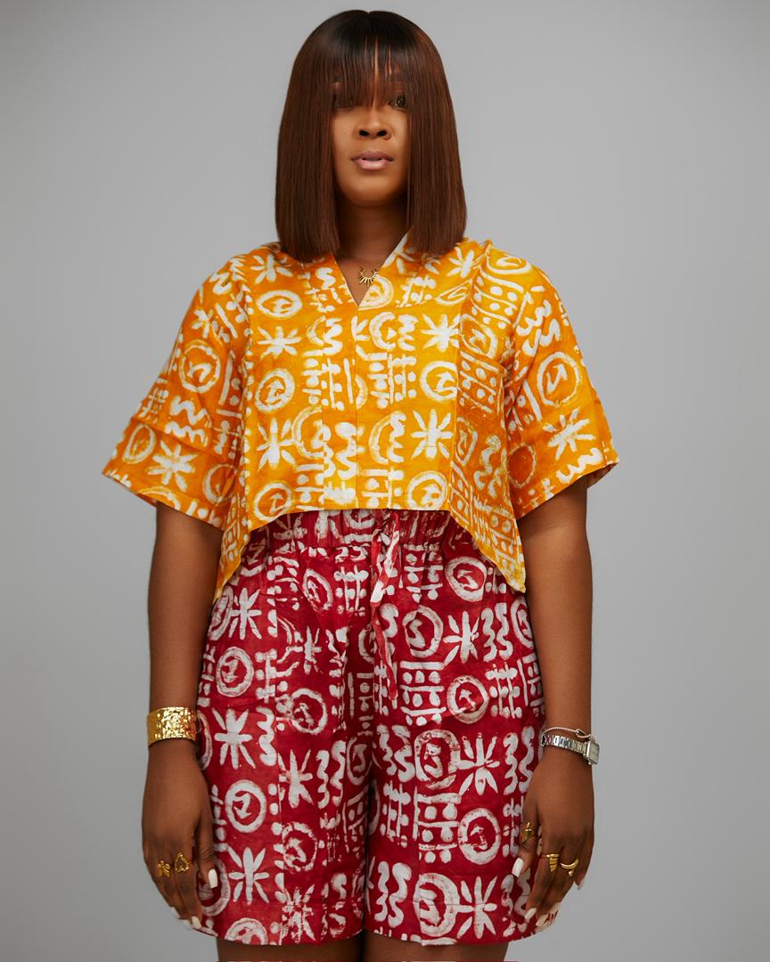 Ensemble Femme Deux Pièces – Adinkra Moderne